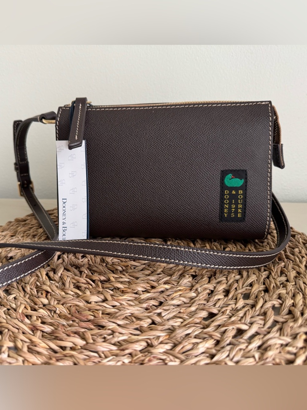 Dooney & Bourke Alpine Janine Crossbody 20 Chocolate Brown